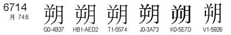U+6714
